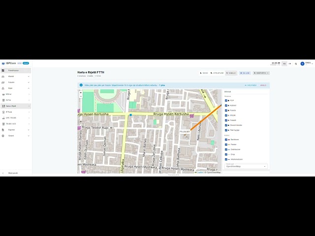 How to use ISPCORE GIS Map , TR069
