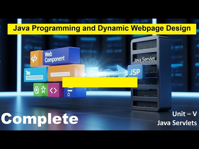 Complete Unit 5  | Java Servlets | Java Programming & Dynamic Webpage Design | BCA 5 Semester | MIC