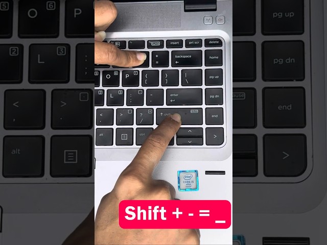 🔹 How to Type an Underscore (_) on Your Keyboard! #Shorts