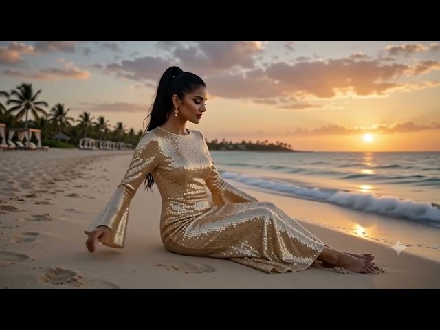Golden Hour Glamour | Beach Sunset Transition |  Peak Portraits | Model Photography 2026