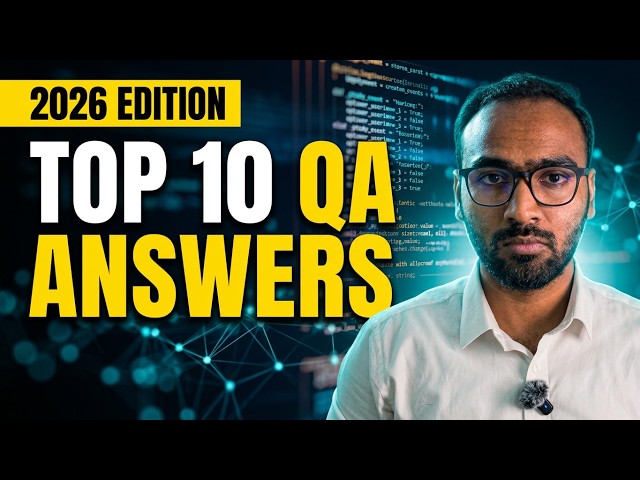 Top 10 QA Interview Questions & Answers | Crack Your Software Testing Interview (2026)