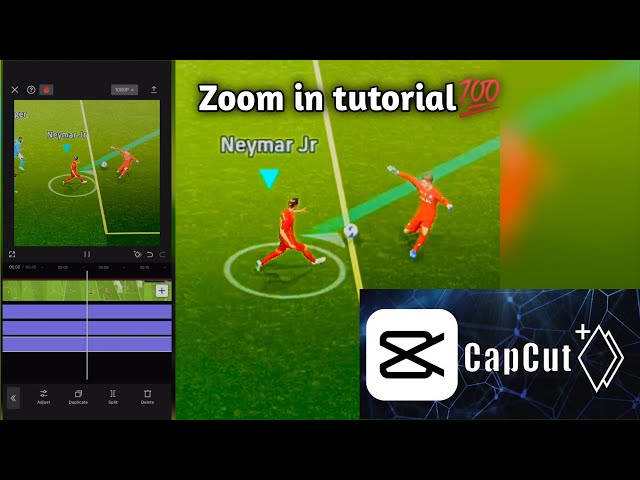Zoom in CapCut💯 Tutorial efootball24 mobile