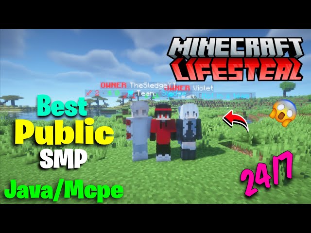 💘 New Best Public Survival SMP Minecraft 😱 | Java + PE | All Versions | Free To Join 💦