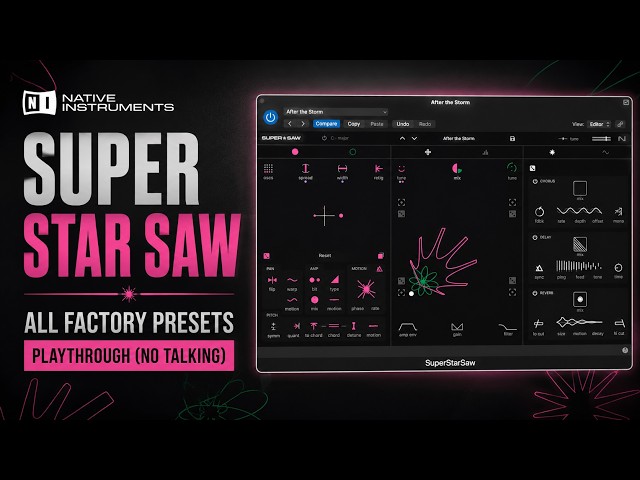NI Super Star Saw - All Factory Presets Playthrough (No Talking)