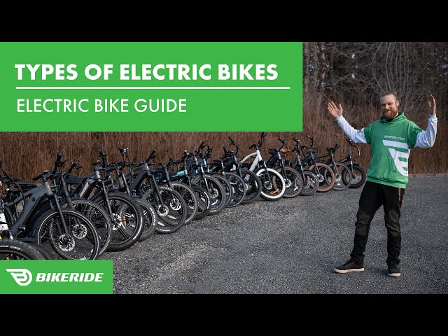 Types of Electric Bikes - Electric Bike Guide - BikeRide.com