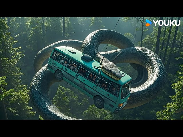The bus entered the snake's territory and made the snake angry! | Snake 3 | YOUKU MONSTER MOVIE