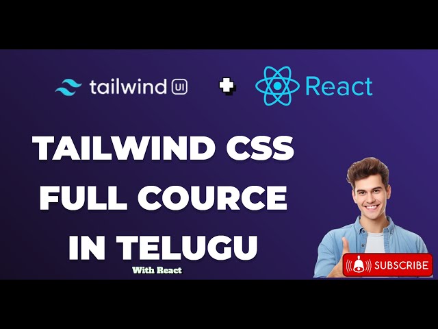 Master Tailwind CSS (Telugu) in Just 50 Minutes! Complete Course for Beginners