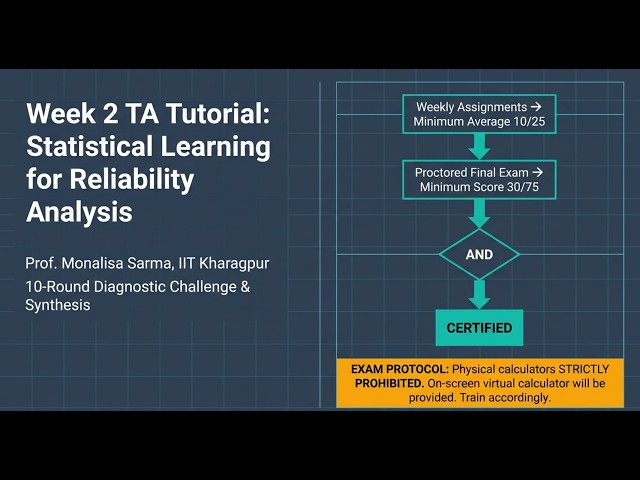 Week-2 Statistical Learning for Reliability Analysis ( noc26-cs154 )