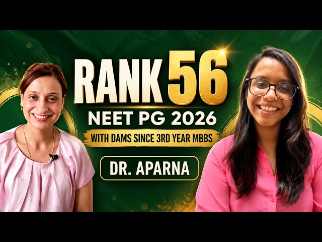 Rank 56 NEETPG | Dr Aparna