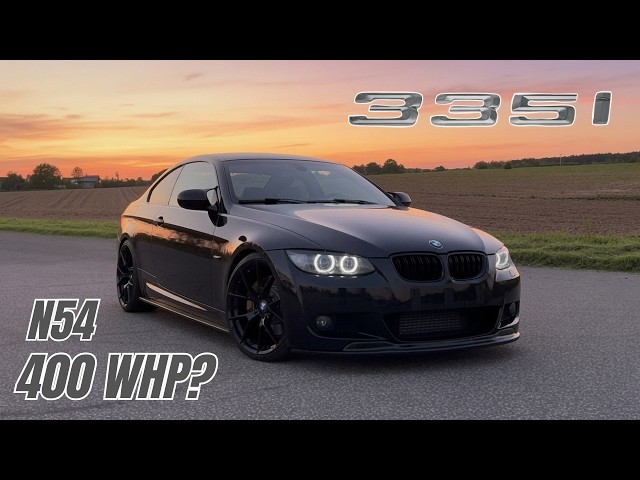 BMW 335i E92 400WHP Late Night | POV Drive 4K