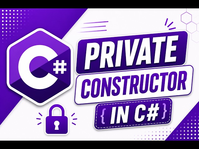 Types of Constructors: Type IV - Private Constructor in C#