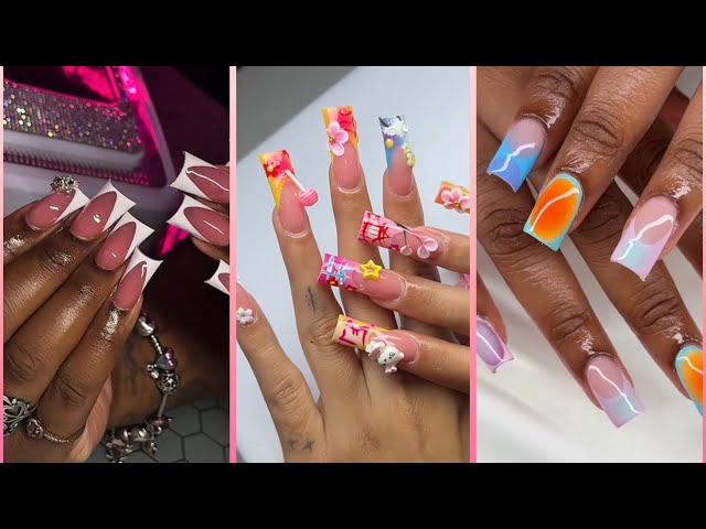 TIKTOK NAIL VIDEOS | TIKTOK COMPILATION | ACRYLIC GEL X
