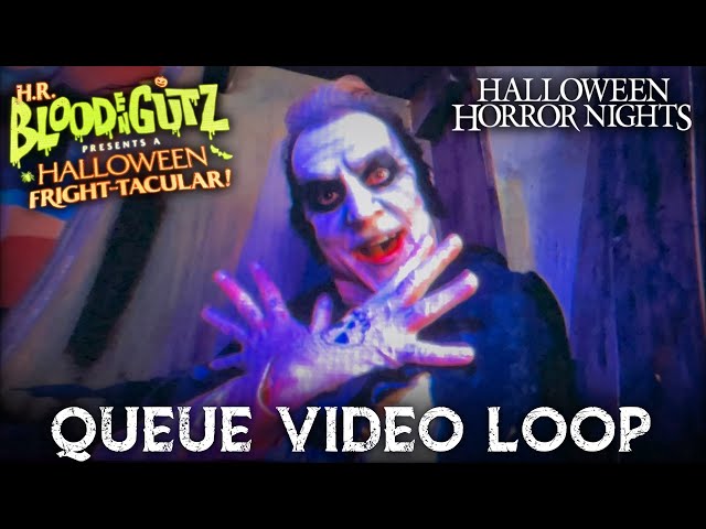 Queue Video - H.R. Bloodengutz Presents: A Halloween FrightTacular! | Halloween Horror Nights 35