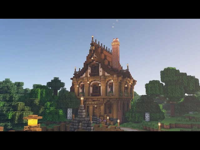 Fantasy Small House - Minecraft Build Process (re-up)