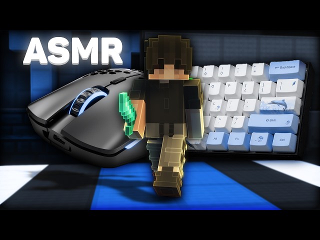 Smooth 360 FPS Keyboard + Mouse ASMR Sounds | Hypixel Bedwars