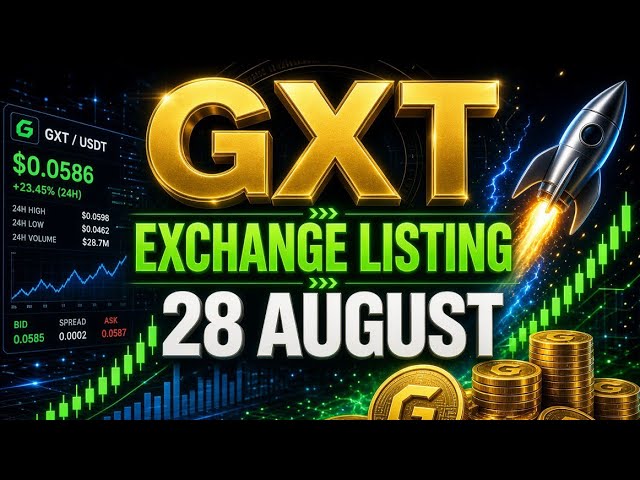 GXT Exchange 2026, free gxt tokens, listing 28 august