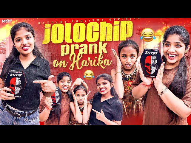 Jolo Chip Prank on harika | Funny prank on harika 😂 | Funny prank videos #viralvideo #viral
