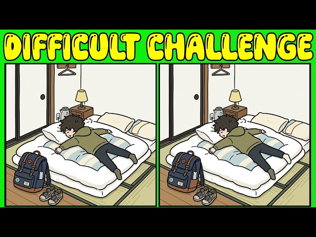 🚨 Difficult!! Only Genius Can Find 3 Differences | Japanese Puzzle 60 Seconds