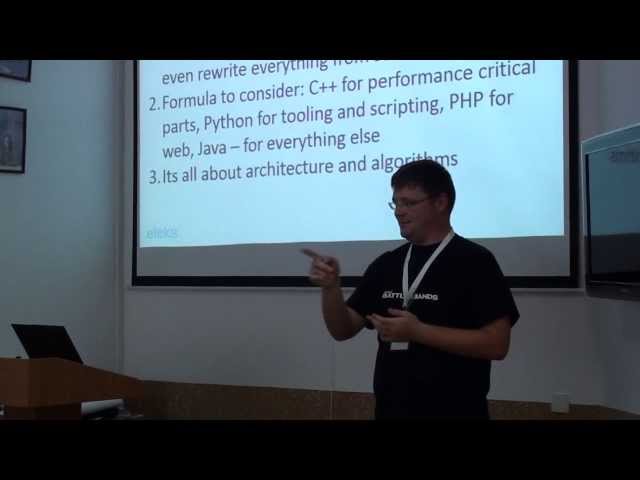 JDayLviv 2013: Not only Java: building distributed high-performance systems - Part 2