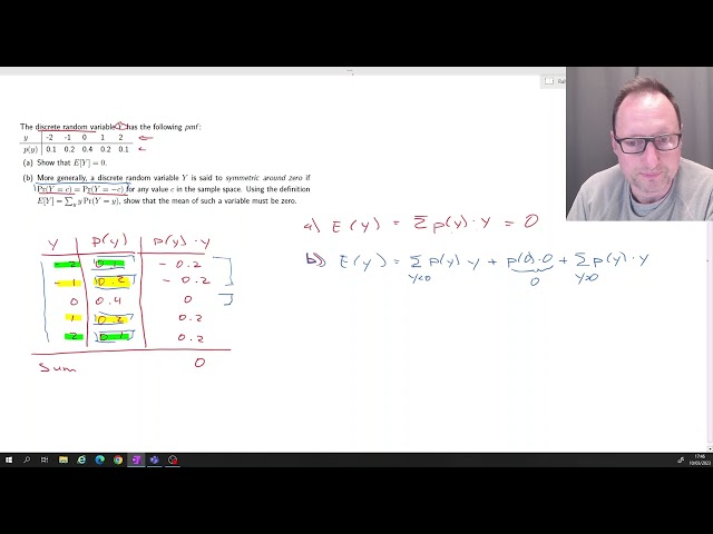 Symmetric and discrete distribution