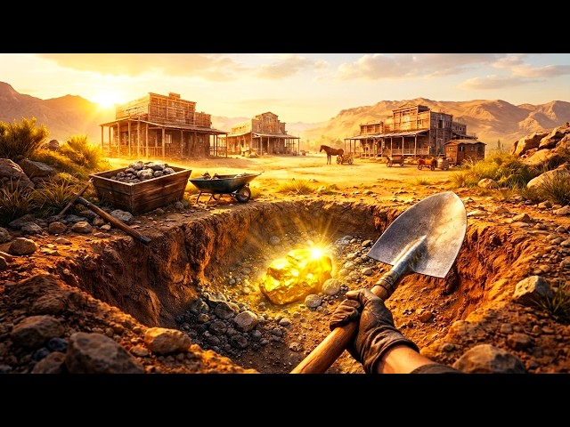 NEW Wild West Miner Simulator — REBUILD This Town From Nothing!