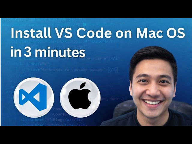 How to Install Visual Studio Code on Mac for Beginners | Set up VS Code on Mac OS Step-by-Step Guide