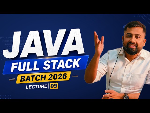 Full Stack Java — Class 8: Control Statements | IT Shaala Batch 2026
