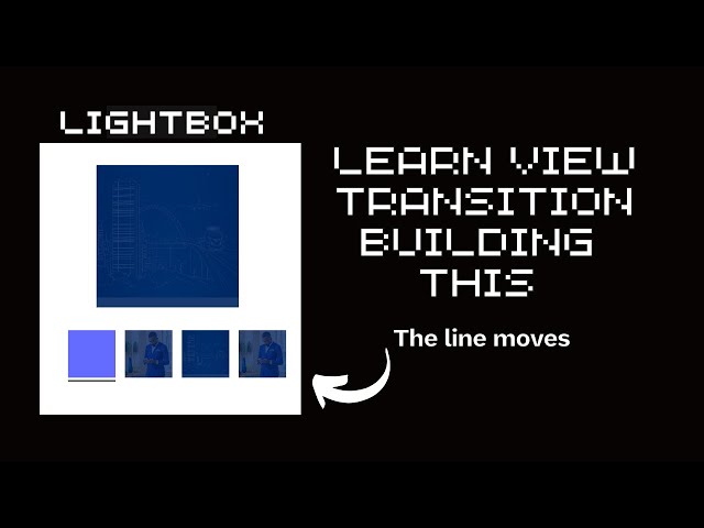 Learn View Transition by building this beginner javascript project