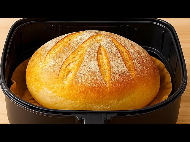 BREAD from the air fryer! Only 3 cups of flour! The simplest recipe for every day!