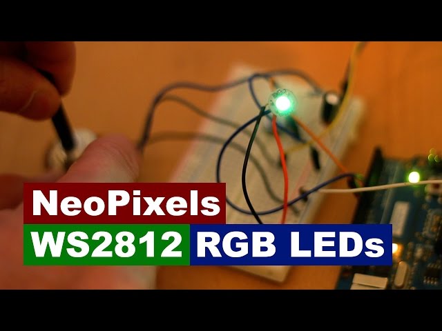 NeoPixels/WS2812B : One wire RGB wonders