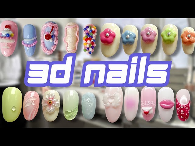 how to make 3D nails - PRODUCTS, TOOLS & TECHNIQUES