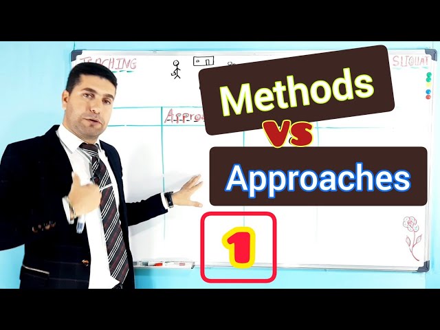Teaching Methods vs Approaches | Part 1