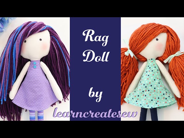 How to Sew a Rag Doll: PART 1: Constructing the Body by learncreatesew