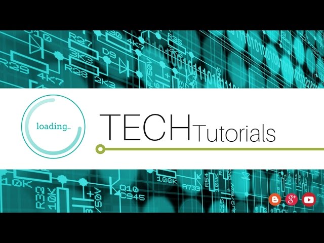 Welcome to TECH TUTORIALS!