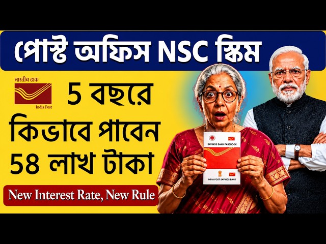 Post Office NSC Scheme 2026 | NSC Post Office Scheme in Bengali | National Saving Certificate