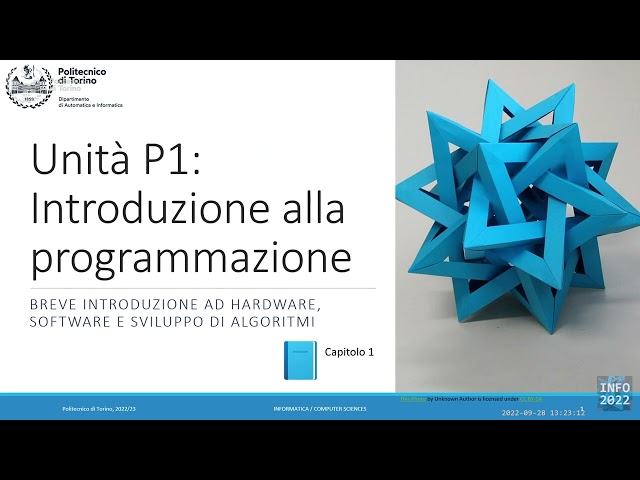 Computer Science 2022-L02: Programming, Algorithms, Pseudo-Code