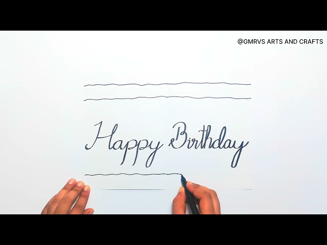 Beautiful HAPPY BIRTHDAY Greeting Card |GMRVS ARTS AND CRAFTS| #happybirthdaygreetings #greetings