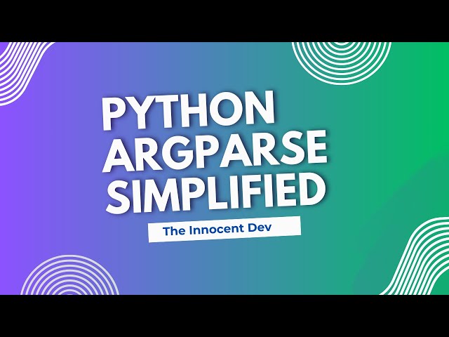 Python CLI Made Easy: argparse vs. sys.argv Explained