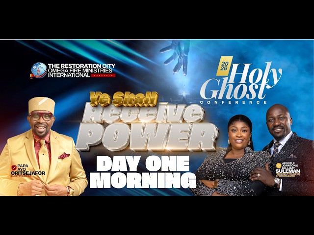 VISITATION By Apostle Johnson Suleman || Holy Ghost Conference 2026 || Day1 Morning
