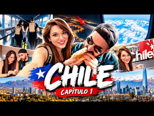 👉 VIAJE CHILE - CAPÍTULO 1 | PROBAMOS NUESTRO PRIMER COMPLETO - SUBIMOS AL METRO | Somos Curiosos