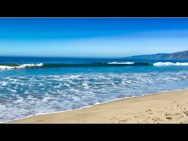 Relaxing Ocean Sounds, Calming Sounds of Waves for Focus, Sleep. Nature Therapy, Sea Birds on Beach