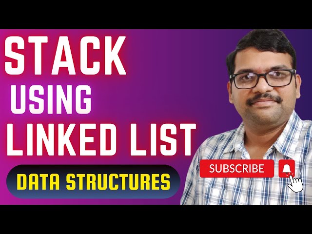 DS_16-Stack Using Linked List in C | Step-by-Step Implementation | DSA using C