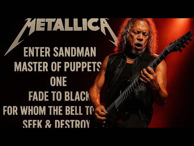 Slow Rock Live Concert with Emo Rock | Best Guitar Riffs & Metallica Playlist Performance Mix