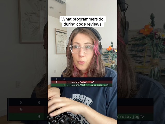 how programmers *actually* review code #programming
