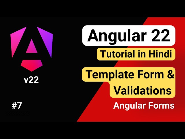 Angular22 Template Driven Forms Explained | Forms & Validation with Example