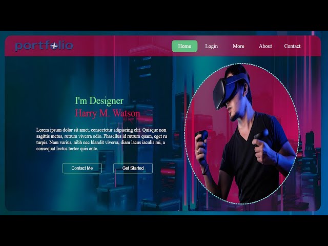 How to Create a Personal Portfolio Webpage Using HTML and CSS