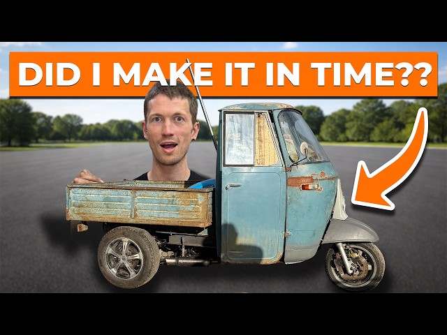 Can I Build a MOTORBIKE POWERED TukTuk in 7 Days?!