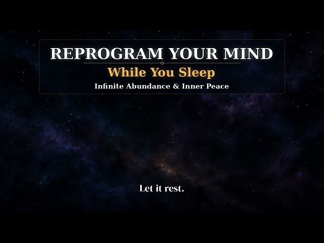 REPROGRAM YOUR MIND While You Sleep - Unlock Infinite Abundance & Inner Peace 🌙✨