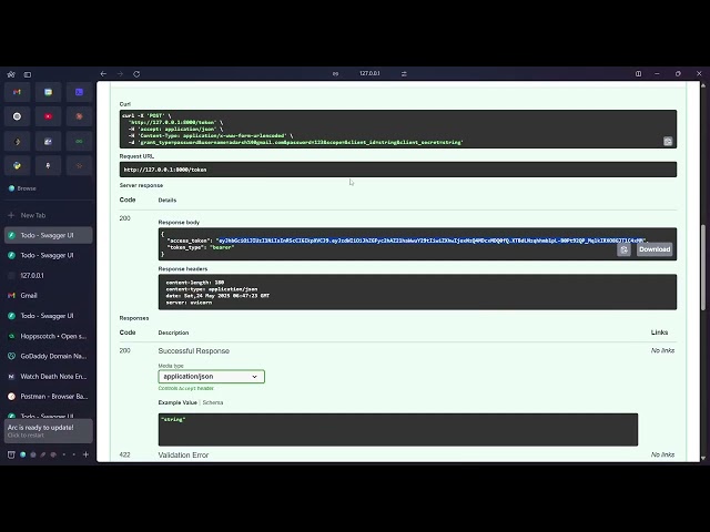 Websocket implementation - fastAPI