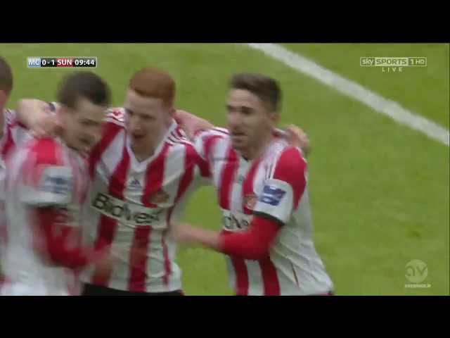 Fabio Borini Goal vs Man City Capital One Cup Final